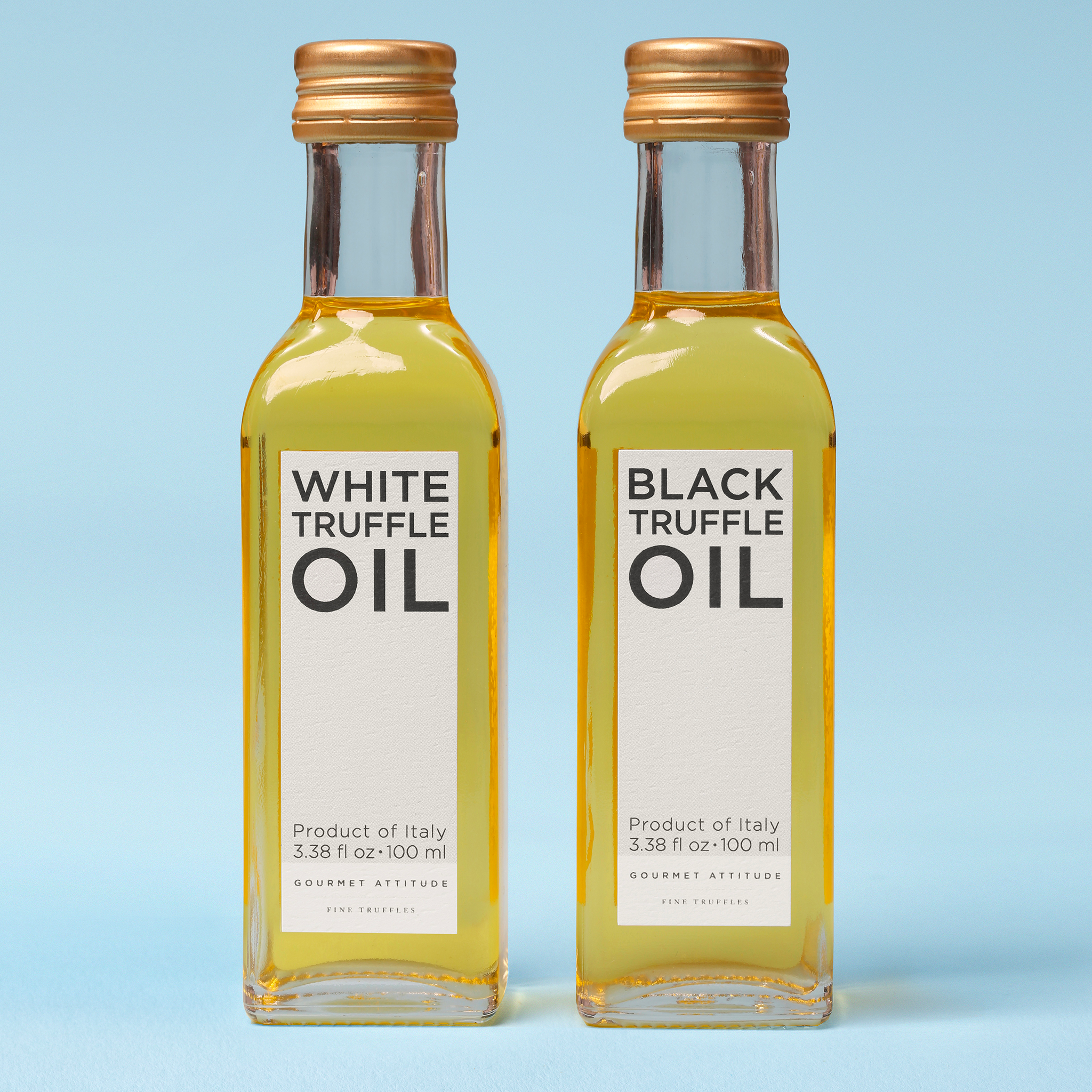 Black truffle oil white truffle oil