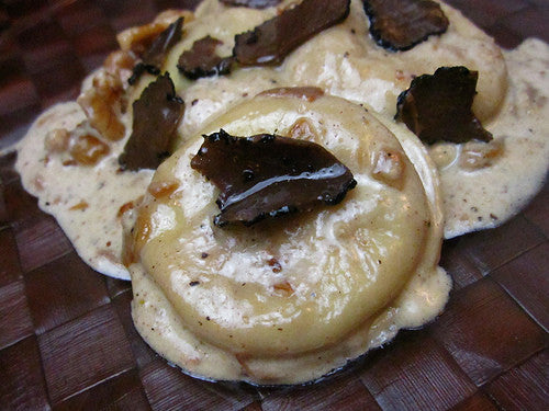 Raviolis & Truffle cream recipe by Gourmet Attitude